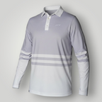 Lavender UPF 50+ Long Sleeve Golf Polo Canada — Lab Tested Sun Protection | Enjoy the Vu

