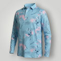 Rose UPF 50+ Long Sleeve Golf Polo Canada — Lab Tested Sun Protection | Enjoy the Vu