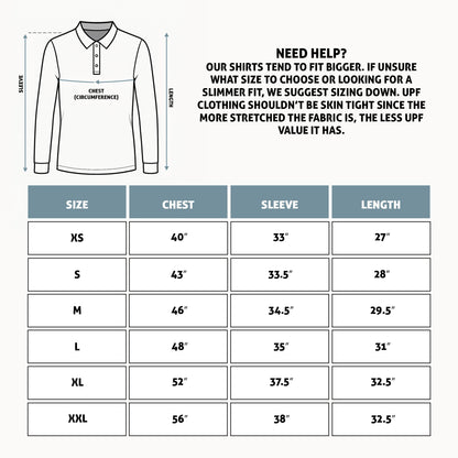 Enjoy the Vu Sizing Chart