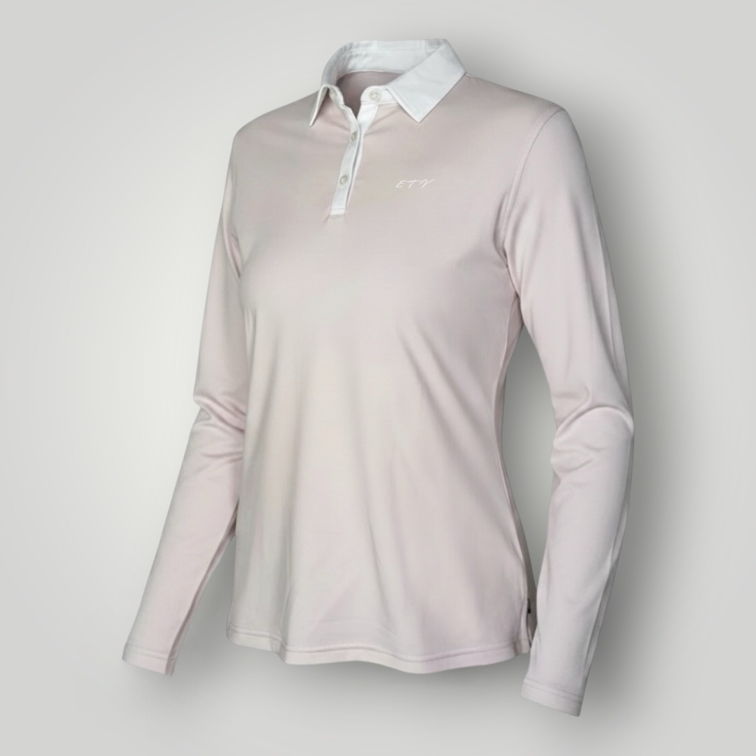 Sahara Women's UPF 50+ Long Sleeve Golf Polo Canada — Lab Tested Sun Protection | Enjoy the Vu
